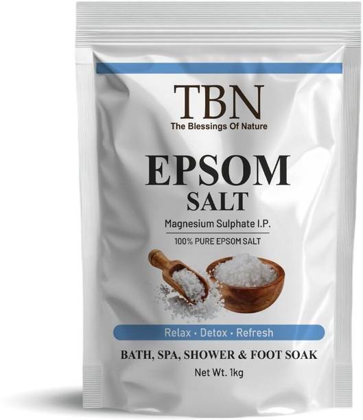TBN Pure Epsom Salt for Bath & Foot Soak | Muscle Relaxation & Detox