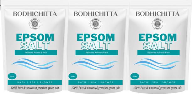 Bodhichitta Epsom Bath Salt For Bathing Body Relaxing and for Spa Pack of 3 x