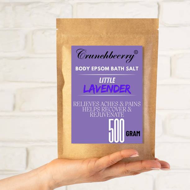 crunchbeerry LITTLE LAVENDER Epsom Bath Salt Crystal And Bath,For Muscle Relief,Aches & Pain