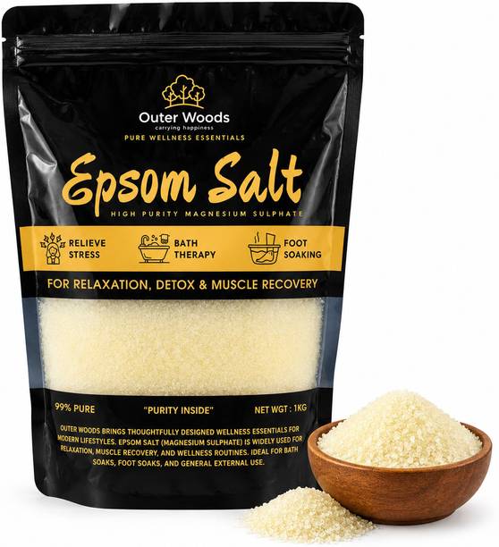 Outer Woods Epsom Salt for Stress Relief, Muscle Recovery and Body Relaxation
