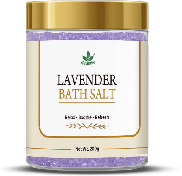 Havintha Lavender Bath Salt For Relaxation, Spa, Muscle Pain Relief, Soothing, Foot