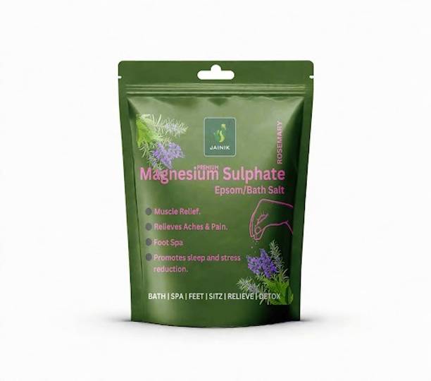 JAINIK Rosemary Epsom Bath Salt For-Muscle Relief, Relieves Aches & Pain