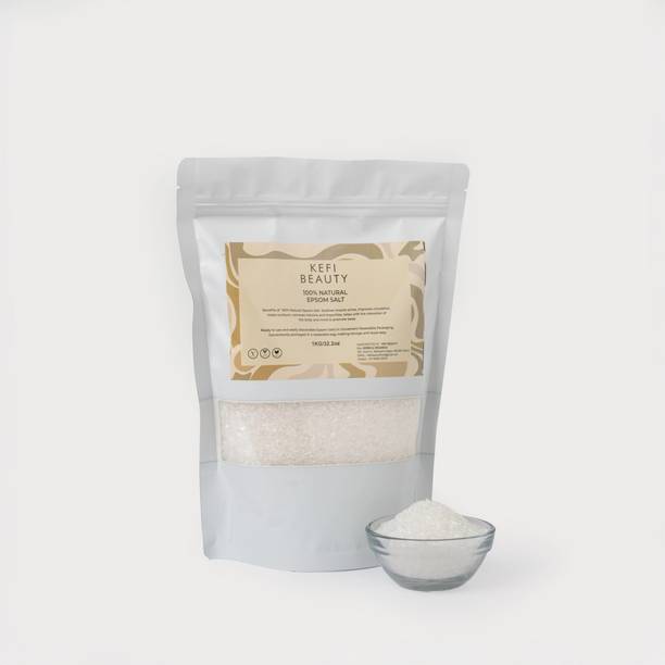 KEFI BEAUTY Epsom Bath Salt For Relaxation Muscle Relief Bath & Foot Soak & Body Spa 1kg