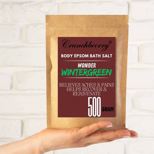 crunchbeerry WINTERGREEN BODY EPSOM SALT FOR FOOT AND Relax Muscle Relieves PAIN