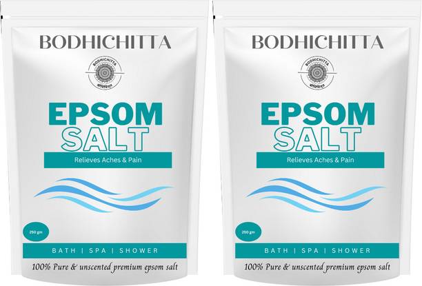 Bodhichitta Epsom Bath Salt For Relaxation Muscle Relief Bath & Feet Soak Pack of 2