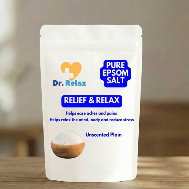 DR.RELAX Epsom Bath Salt Crystal Natural Magnesium Sulphate Soothing Bath Therapy