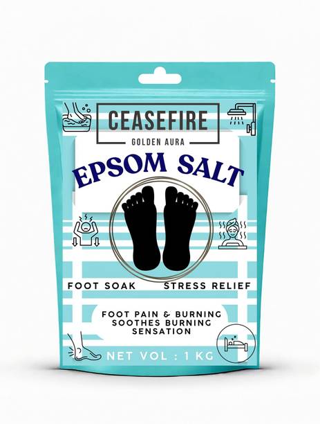 Ceasefire Premium Pure Epsom Bath Salt | Muscle Relaxation & Spa Use Magnesium | 1 kg