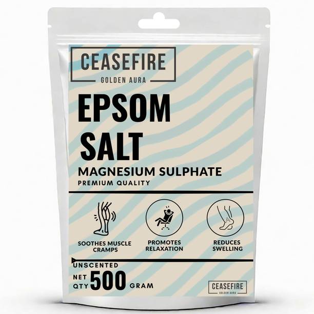 Ceasefire Epsom Bath Salt, Magnesium Relieves Joint Stiffness, Cramping, Muscle Relaxing
