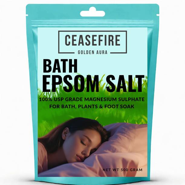 Ceasefire NATURAL Epsom Bath Salt For Relaxation Muscle Relief| Relives Aches & Pain