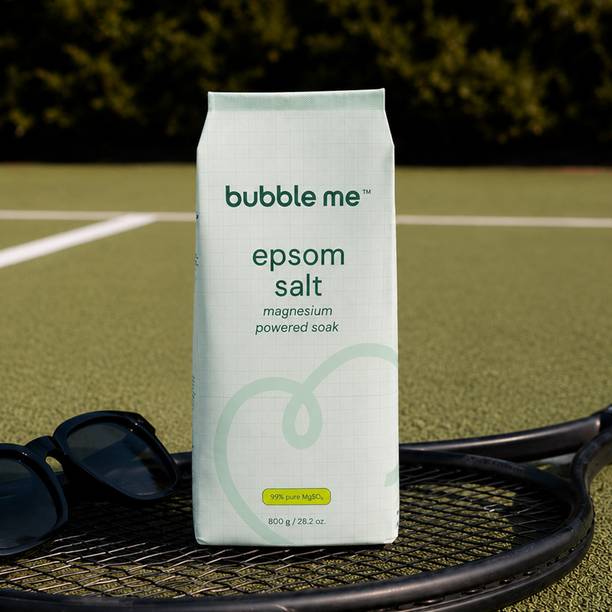 Bubble me Magnesium Powered Epsom Salt for Foot Soak & Body Relaxation