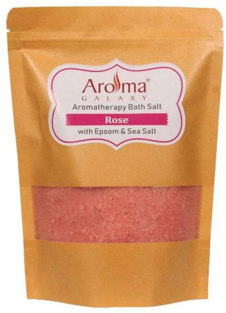 Aroma Galaxy Aromatherapy Epsom Salt Bath Salt (Rose) for Bath & Foot Soaking