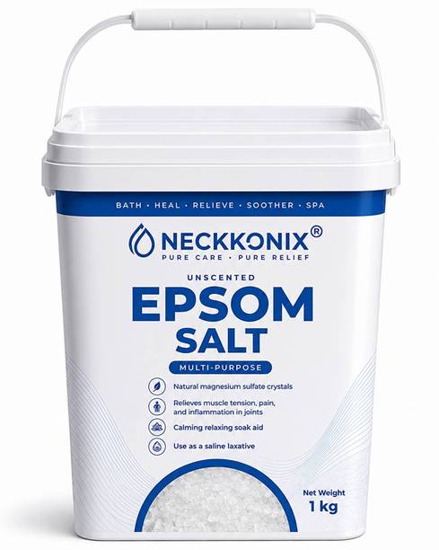 Neckkonix Epsom Salt 1Kg |Magnesium Sulphate |