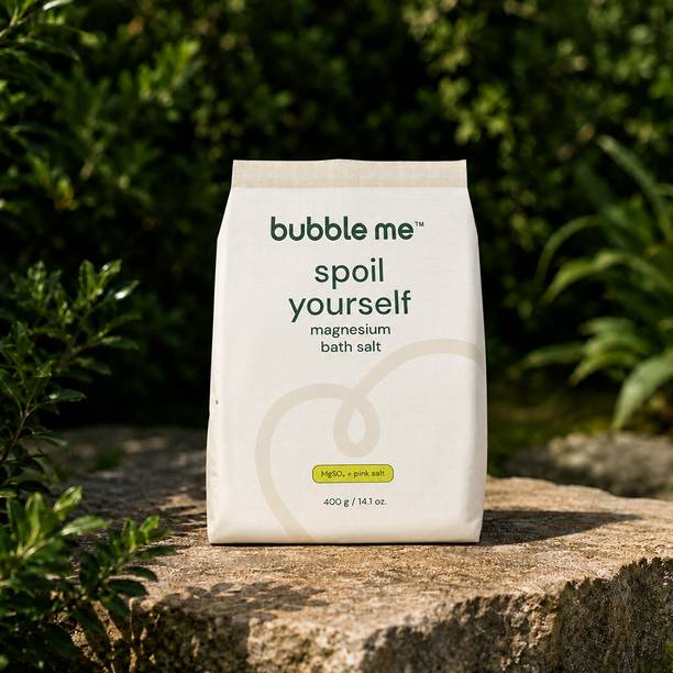 Bubble me Spoil Yourself Bath Salt with Epsom & Pink Salt | 400g