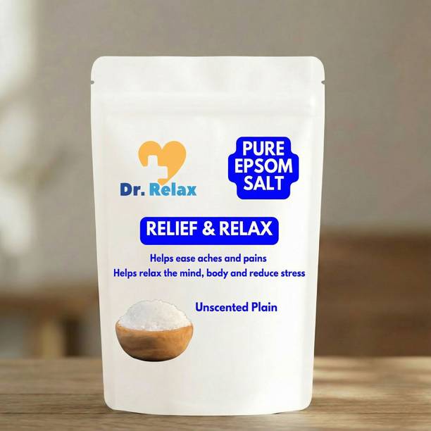 DR.RELAX Epsom Bath Salt Crystal Natural Magnesium Sulphate Soothing Bath Therapy