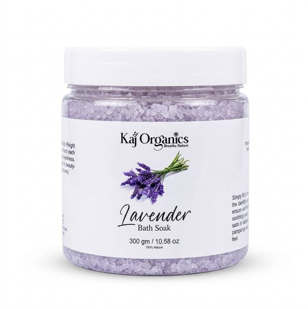 KAJORGANICS Lavender Epsom Bath Salt for Relaxing and Muscle Pain Relief