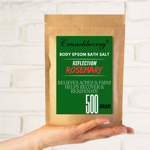 crunchbeerry REFLECTION ROSEMARY Epsom Bath Salt Crystal And BathFor Muscle Relief Aches&Pain