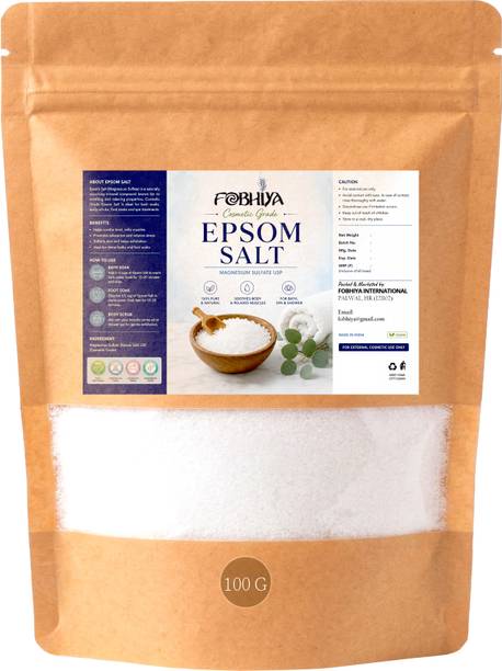 FOBHIYA Epsom Bath Salt For Relaxation Muscle Relief Bath & Feet Soak