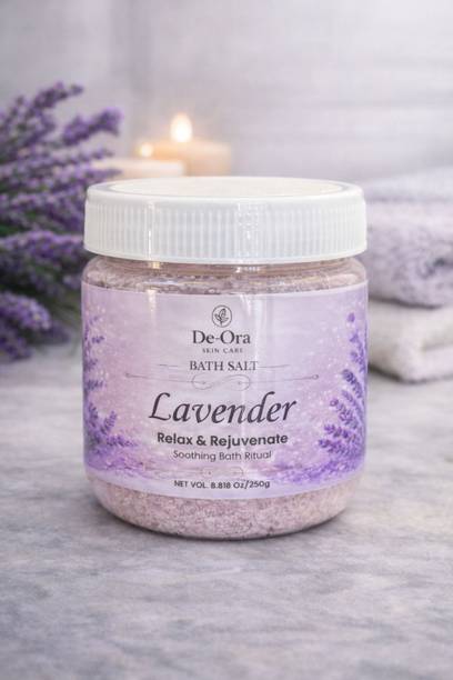 De-Ora skin care Bath Salt Lavender 250g | Stress Relief | Muscle Relaxation