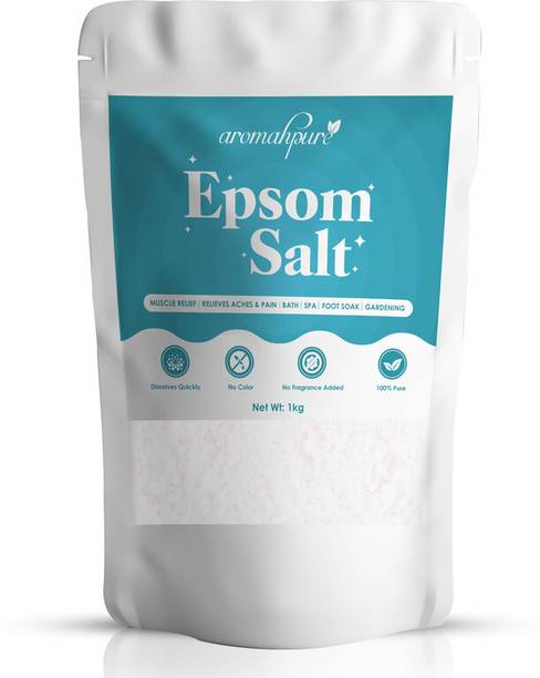 Aromahpure Epsom Salt, Skin Moisturiser, Salt for pain relief, Detoxifies Skin, Relaxing|