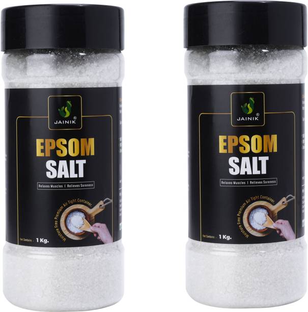 JAINIK Epsom Bath Salt Crystal And Bath, For Muscle Relief, Relieves Aches & Pain