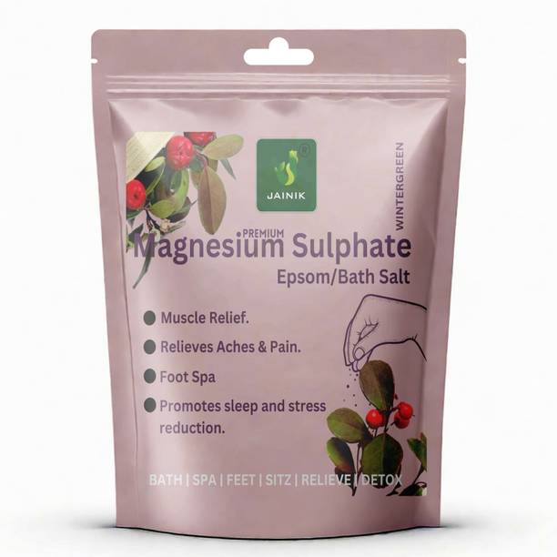 JAINIK Wintergeen Bath Salt, Pain Relief, Body Pain, Relaxing Aroma, Moisturized Skin