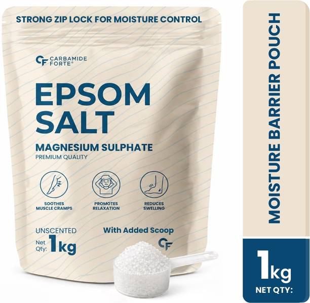 CARBAMIDE FORTE Premium Epsom Salt For Plants, Foot Pain Relief, Bathing | Pharma Grade Quality