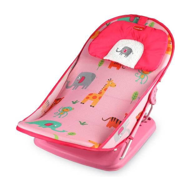 LuvLap Jungle Tales Baby Bather for Baby 0-6 Months, New Born Baby Bath Chair Baby Bath Seat