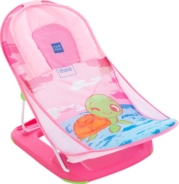 MeeMee Baby bather for todler, foldable 3 position adjustable, washable soft mesh seat Baby Bath Seat