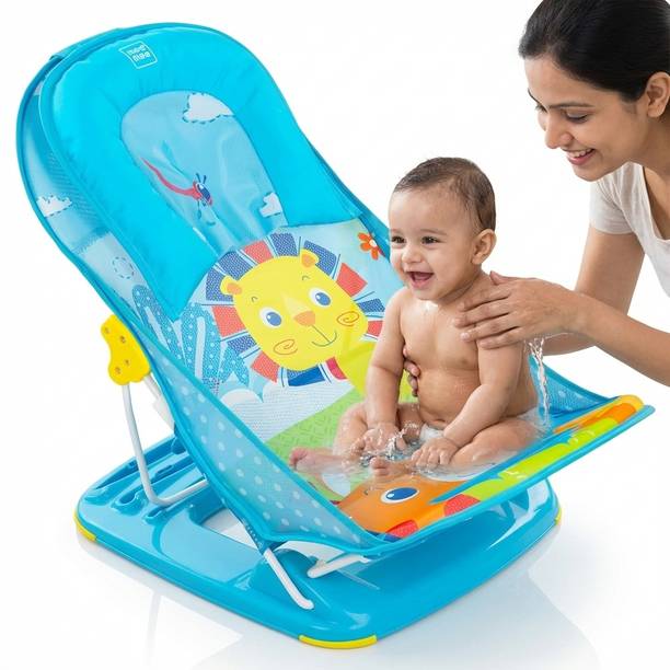 MeeMee Anti Skid Compact & Foldable Bather for 0-36 Months Babies, Toddlers & Infants, Baby Bath Seat