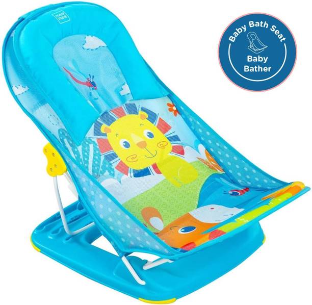 MeeMee Anti Skid Compact & Foldable Bather for 0-36 Months Babies, Toddlers & Infants, Baby Bath Seat
