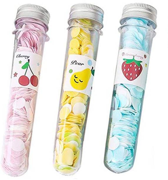 BANQLYN Paper Saop for Handwash Multi Design Tube Shpe Paper Soap (Pack of 3)