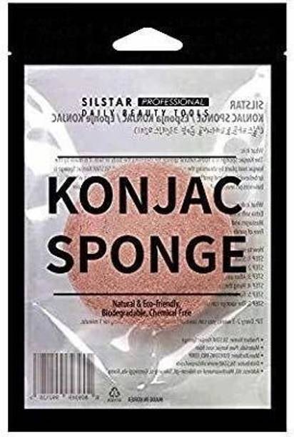 silstar professional KONJAC Sponge Facial Sponge Bath Sponge Amazing Cleansing for Dry