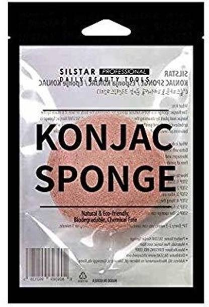 silstar professional KONJAC Sponge Facial Sponge Bath Sponge Amazing Cleansing for Dry