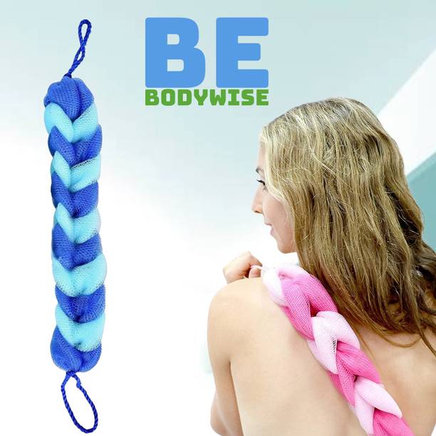 Be Bodywise Long braided bath loofah for full body cleaning