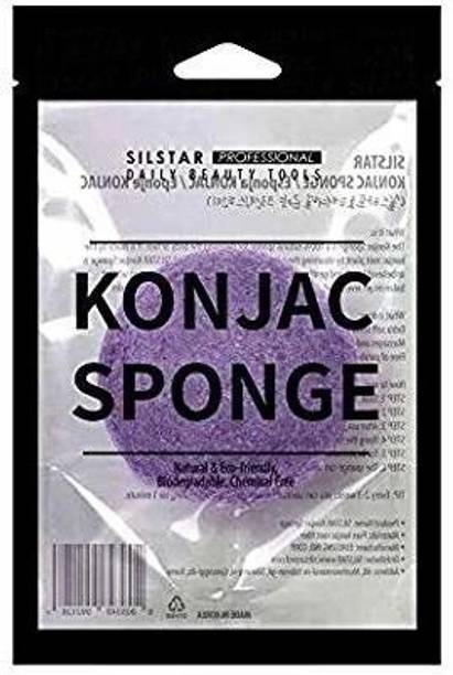 silstar professional KONJAC Sponge Facial Sponge Bath Sponge Amazing Cleansing for Dry