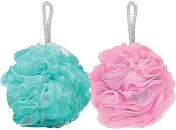 MANMORA Body Bathing Sponge Set Of 2 Girls & Boys and Women & Men For Body Cleaning