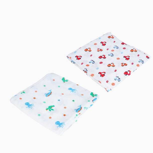 kin & tin home textiles Cotton 120 GSM Bath Towel Set