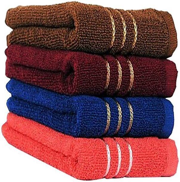 HomelyAura Cotton 400 GSM Face, Hand, Bath Towel Set