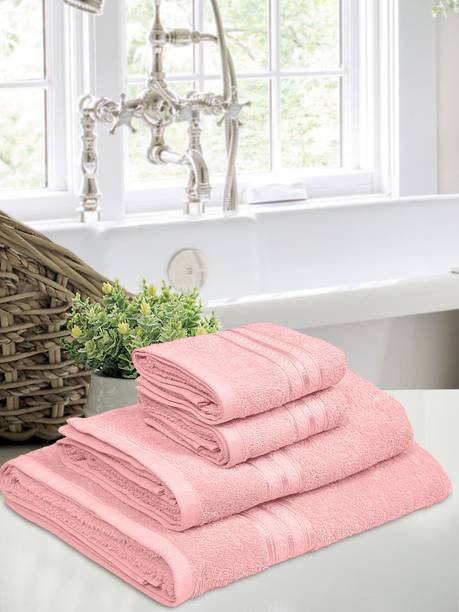 TRIDENT Cotton 400 GSM Bath Towel Set