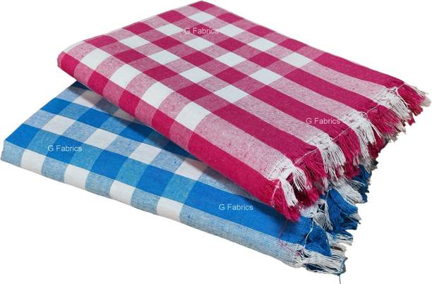 G Fabrics Cotton 500 GSM Bath, Beach, Hair, Sport, Face Towel Set