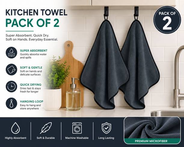 Nestoka Microfiber 400 GSM Face, Hand, Sport Towel