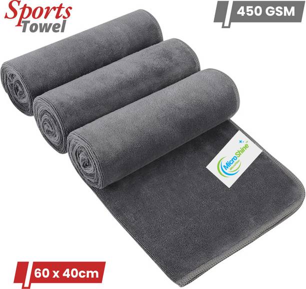 MICROSHINE Microfiber 450 GSM Sport, Face Towel Set