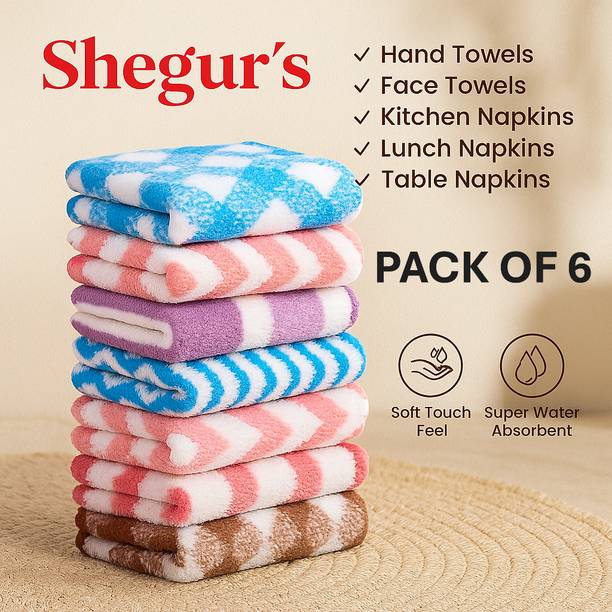 shegur's Microfiber 300 GSM Hand, Face Towel