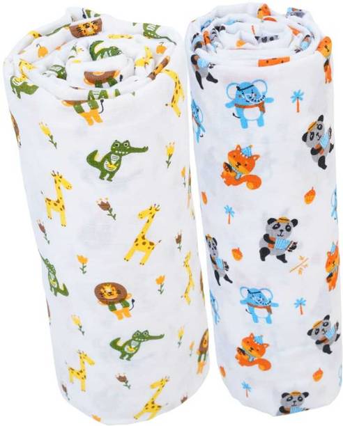 kin & tin home textiles Cotton 120 GSM Bath Towel Set