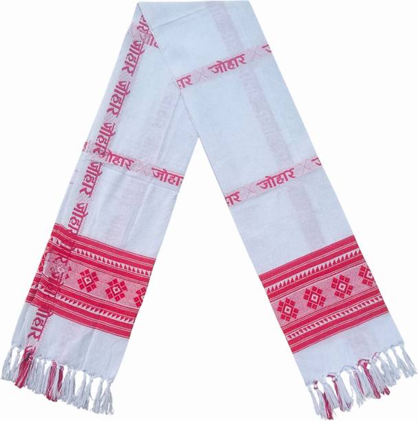 ASSAM LOOM Cotton 300 GSM Bath, Face, Hair, Hand, Sport Gamcha