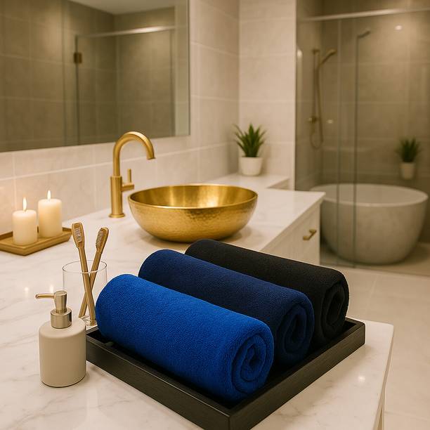 ZEDFIBER Microfiber 350 GSM Sport, Beach, Face, Hand, Bath Towel Set