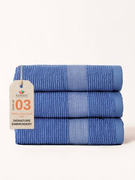 RANGOLI Cotton 400 GSM Hand Towel Set