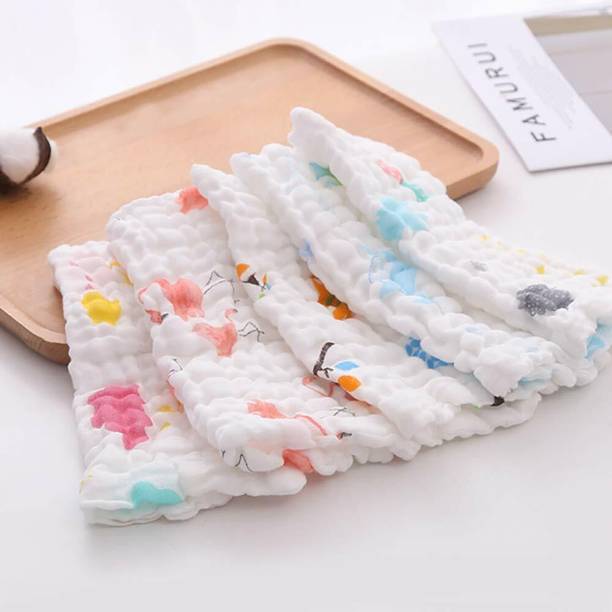Happy Baby Cotton 250 GSM Face, Hand Towel Set