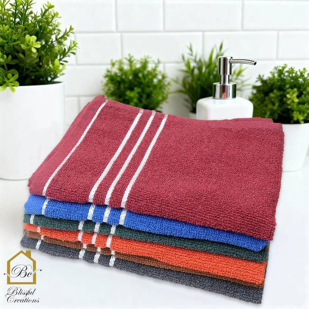Blissful Creatons Terry Cotton 425 GSM Face, Hand Towel Set