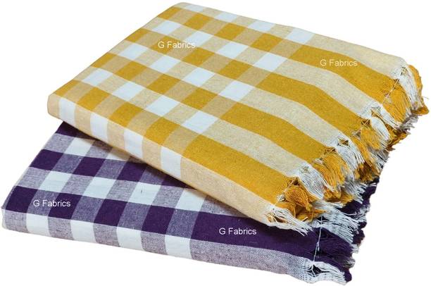 G Fabrics Cotton 500 GSM Bath, Beach, Hair, Sport, Face Towel Set